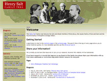Tablet Screenshot of familytree.henrysalt.co.uk